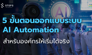 5 ขั้นตอนออกแบบระบบ AI Automation สำหรับองค์กรให้เริ่มได้จริง
